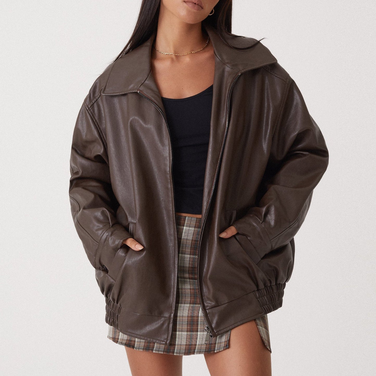 Daisy | Women Spring Zip Up Bomber Jacket
