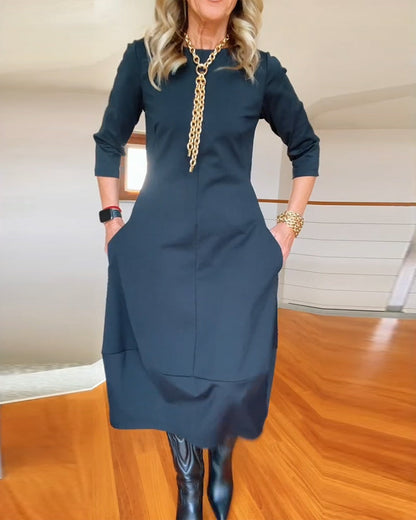 Women's Relaxed Midi Dress