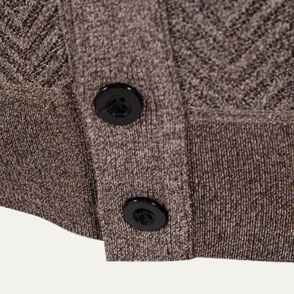 Murano Men's Slim Fit Knitted V-Neck Sweater