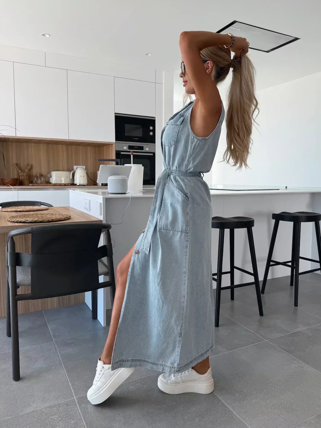Claire - Denim Shirt Dress