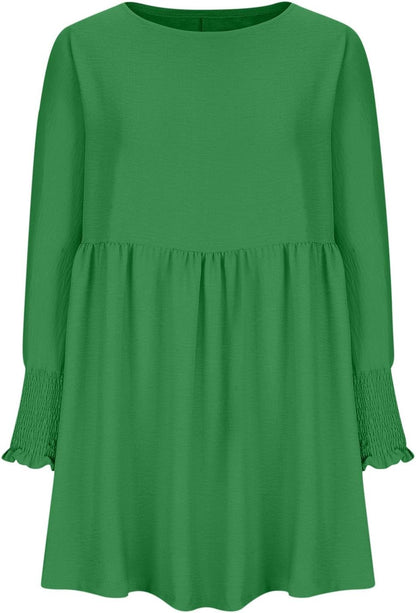 Women's High Waist Flowy Dress