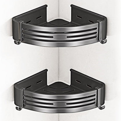 Two Tier Adhesive Corner Shower Storage Caddy