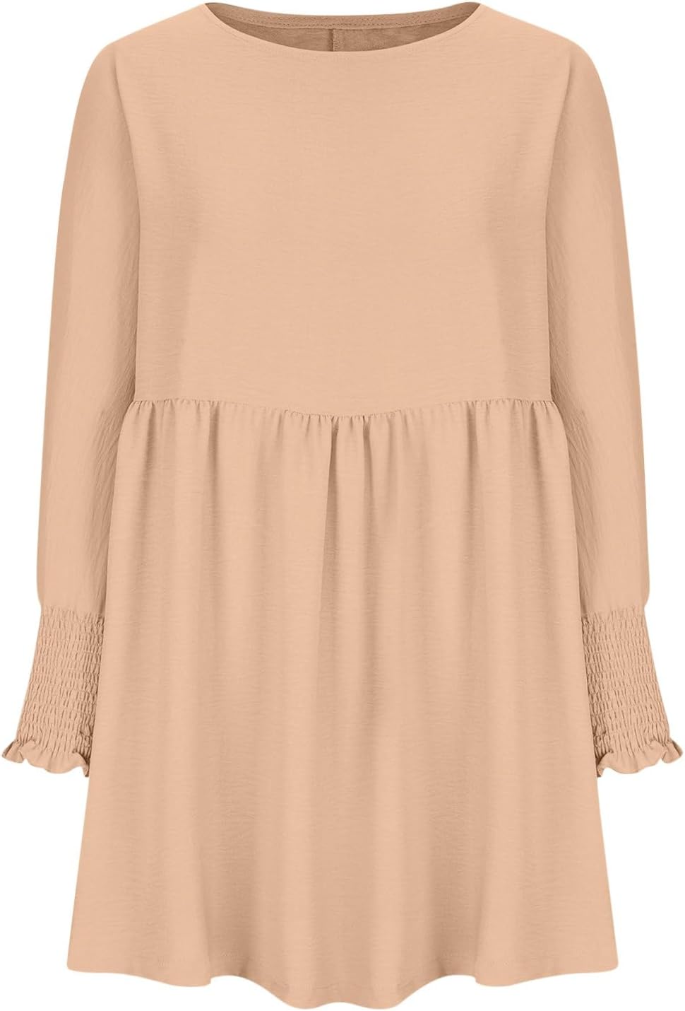 Women's Summer Dress Loose Fit Round Neckline