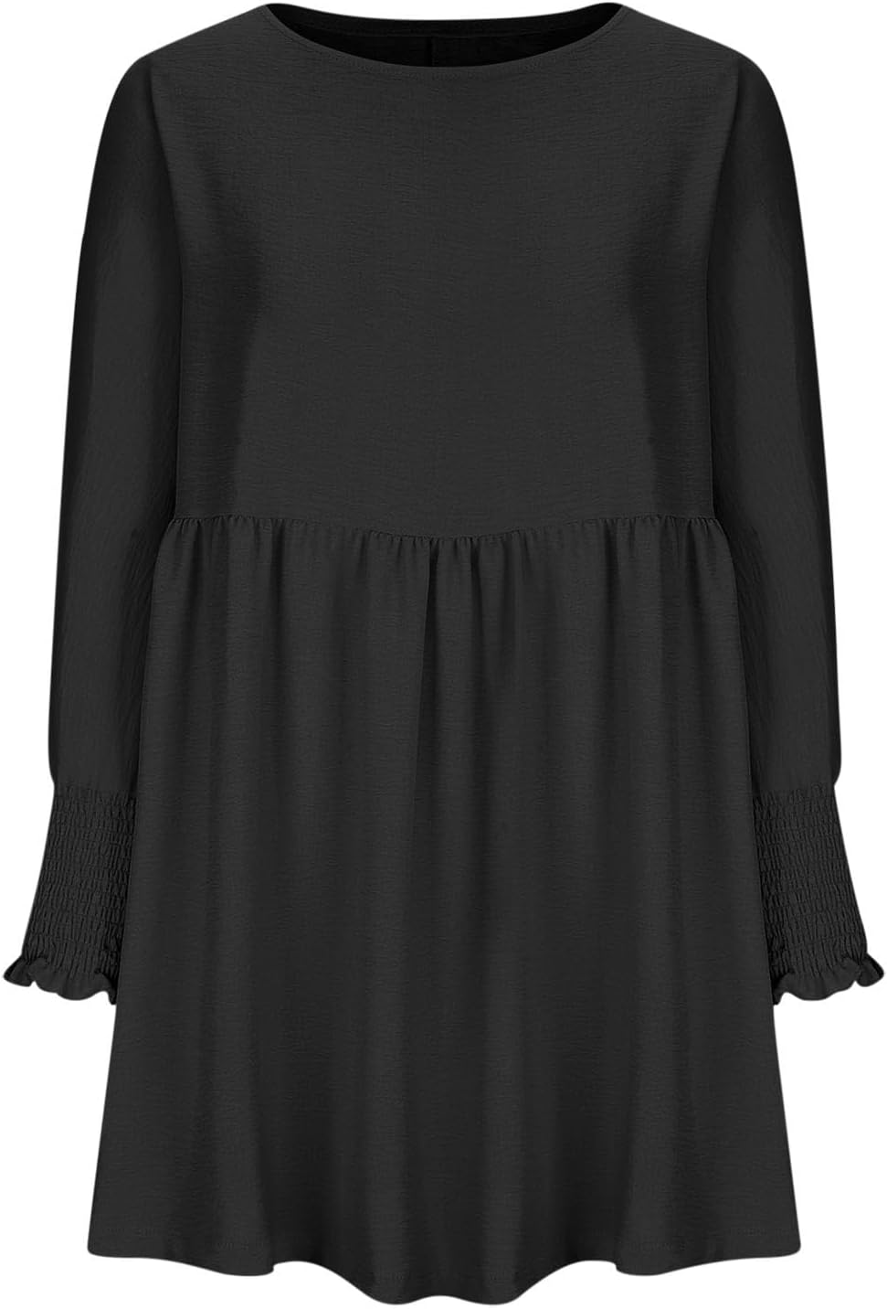 Women's Summer Dress Loose Fit Round Neckline
