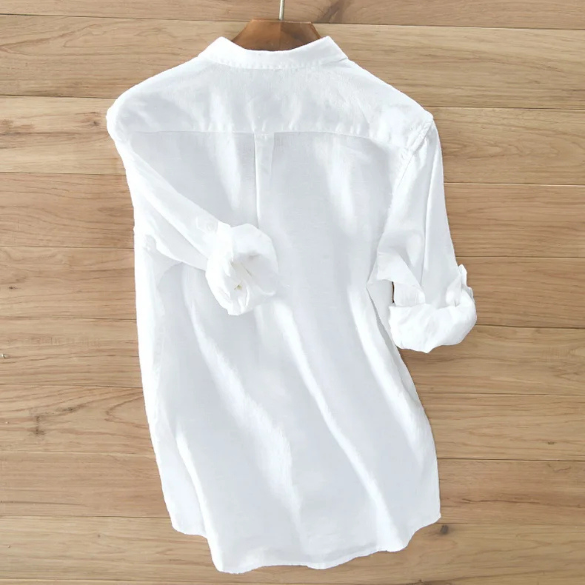 Men's Linen Italian Style Button Up Shirt
