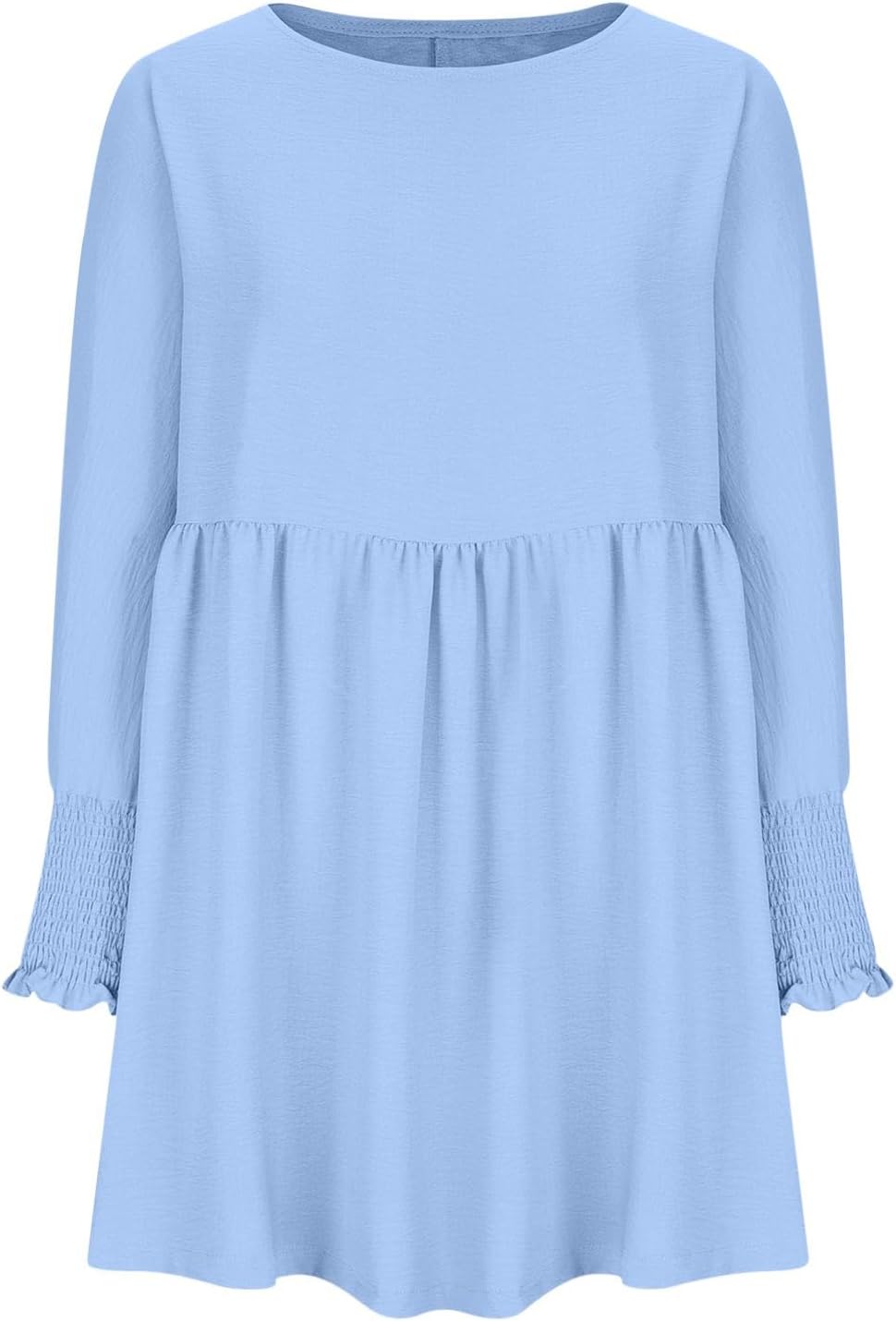 Women's Summer Dress Loose Fit Round Neckline