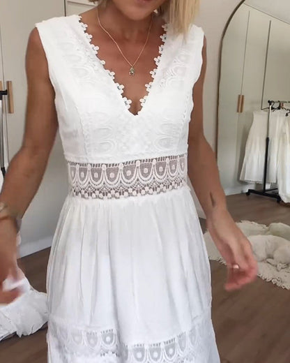 Women's Boho Flowy Wrap Dress