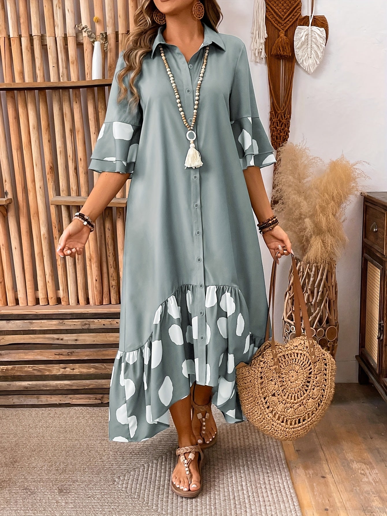 Amber Polka Dot Dress