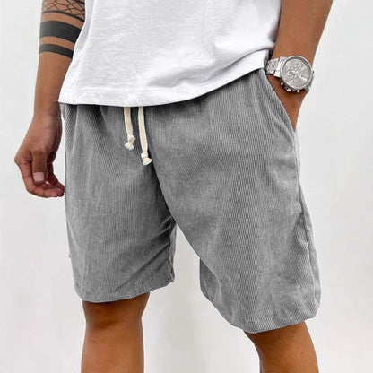 Men's Striped Drawstring Shorts - Fashinoza