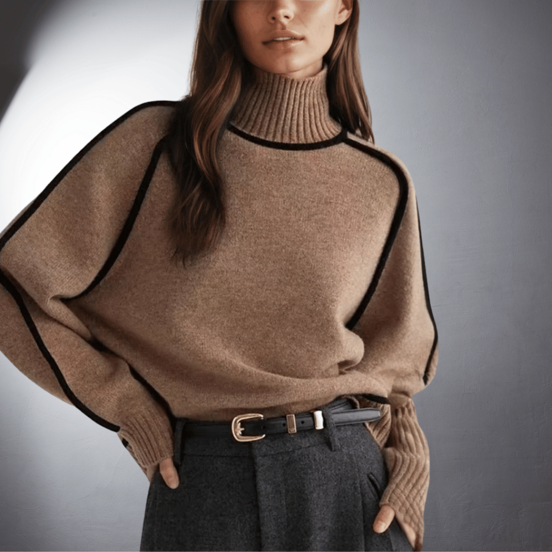 Women's Bio Turtleneck Sweater Comfort