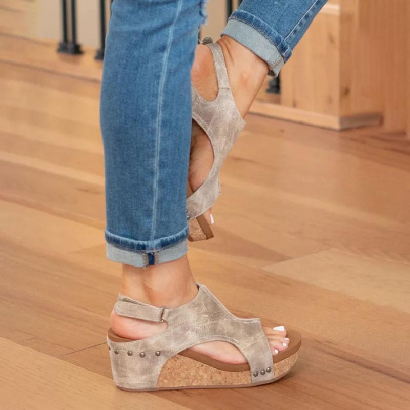 Women's Leather Sandals Balance Design