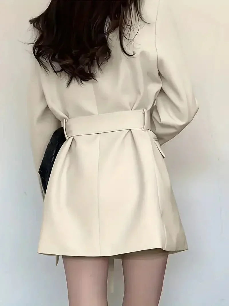 Women's Blazer Coat Wool Blend Versatile