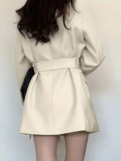 Women's Blazer Coat Wool Blend Versatile