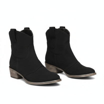 Henny Vintage Cowboy Ankle Boots