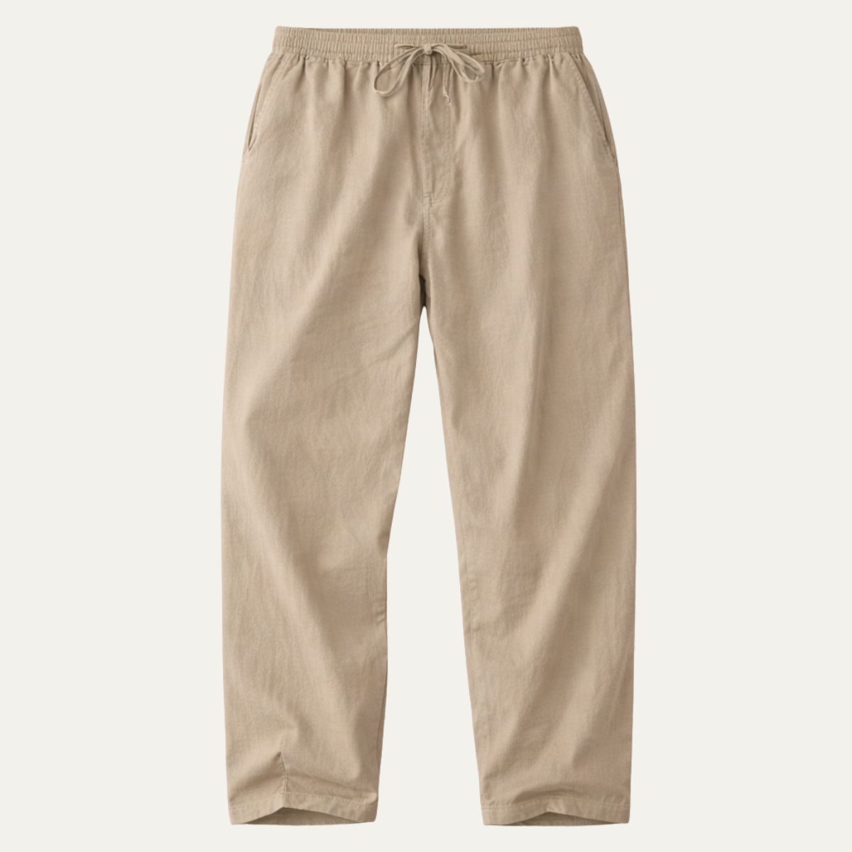 Men's Cotton Linen Wide Leg Casual Pants - Fashinoza
