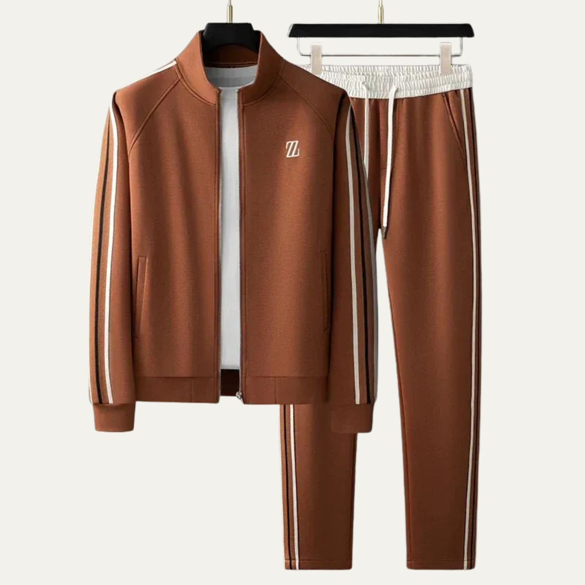 Men's Hoodie Jogger Set Cotton Loungewear Grey