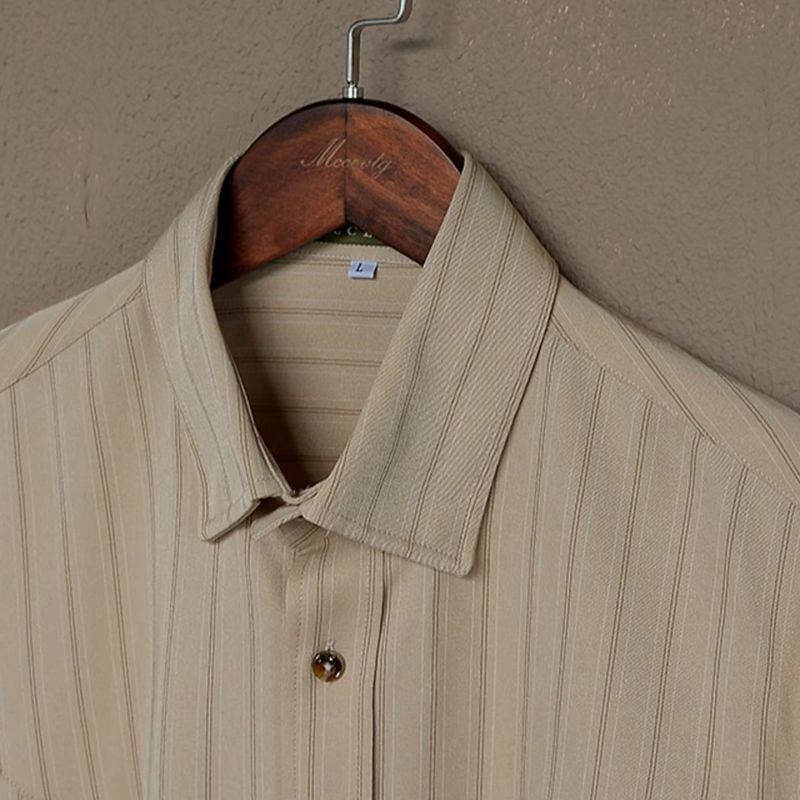 Men's Long Sleeve Button Up Dress Shirt