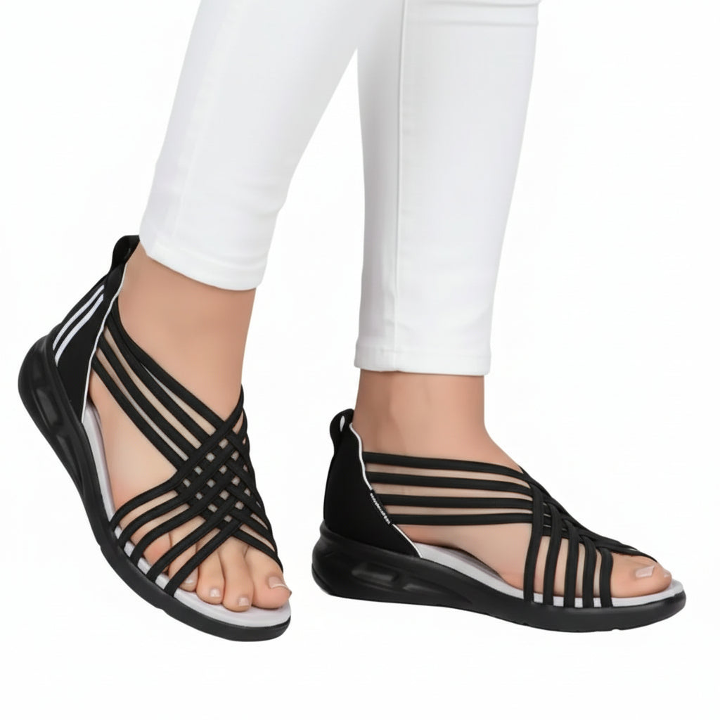 Women's Platform Sandals Strapped Open-Toe