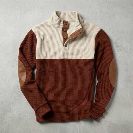 Men's Corduroy Button Up Shirt - 
Fashinoza