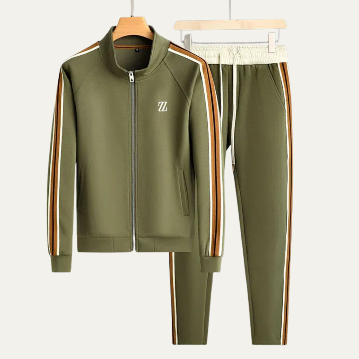 Men's Hoodie Jogger Set Cotton Loungewear Grey