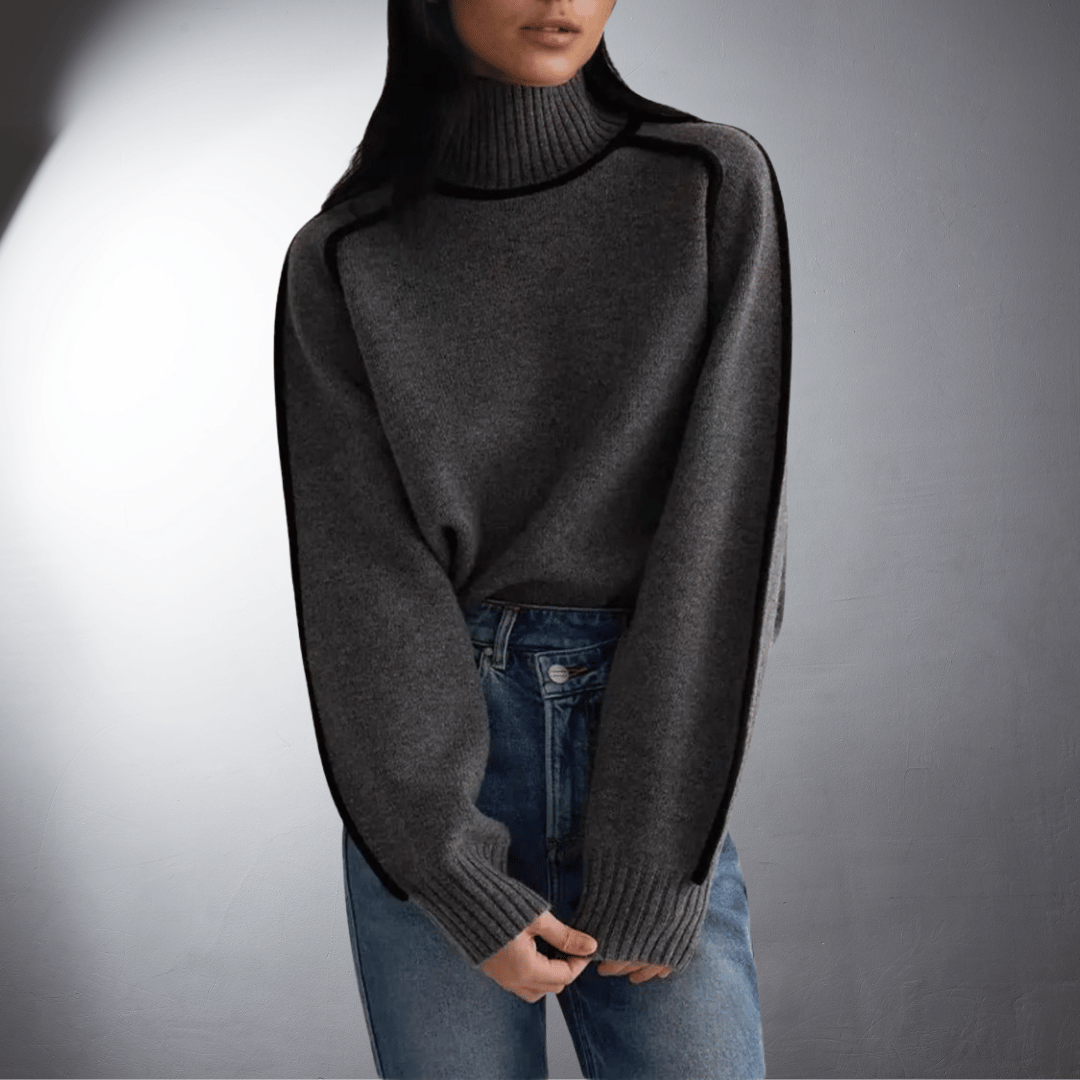 Women's Bio Turtleneck Sweater Comfort