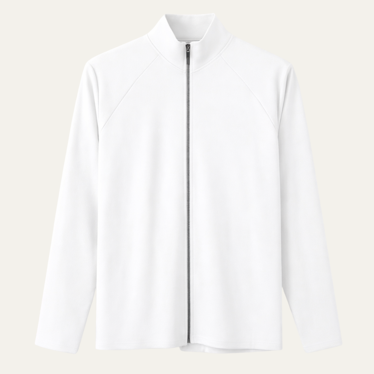 Men's Slim Fit Turtleneck Shirt Zip Up Casual - Fashinoza