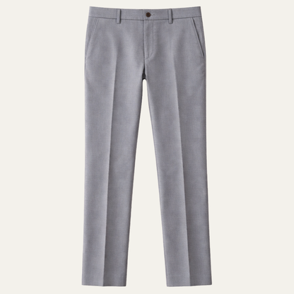 Men's Slim Fit Dress Pants Wrinkle Resistant Black - Fashinoza