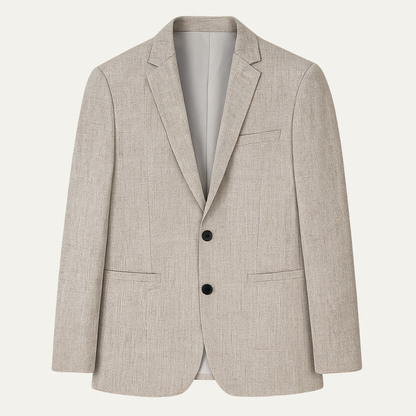 Men's Slim Fit Blazer Lightweight Business Navy - Fashinoza