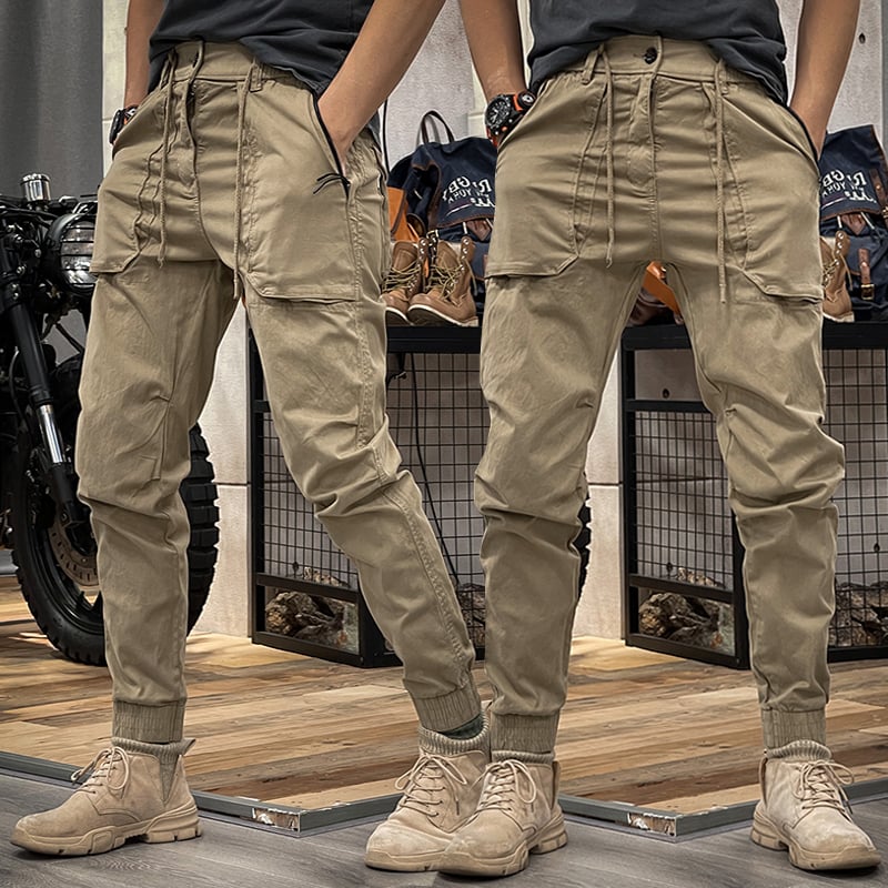 Men's Cargo Pants Stretch Fabric Rugged Comfort - Fashinoza