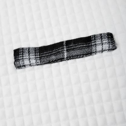 Men's Plaid Henley Sweater Textured Button Front