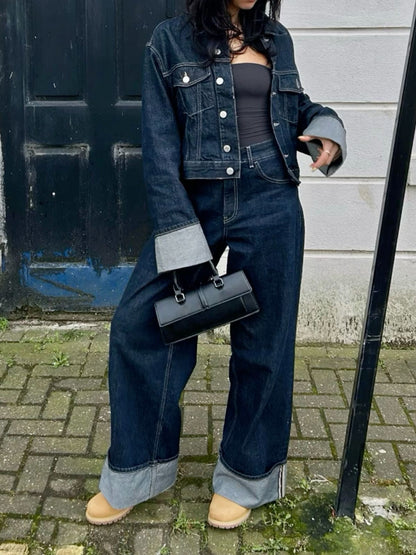 Lauren | Women’s Spring Cropped Jacket Pants Set