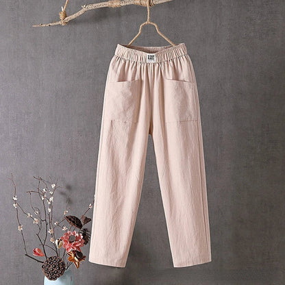 Charlotte | Women’s Summer Relaxed Fit Pocket Pants