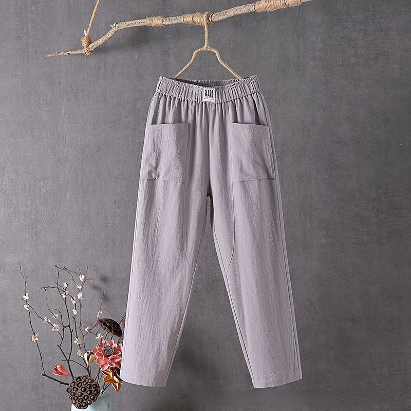 Charlotte | Women’s Summer Relaxed Fit Pocket Pants