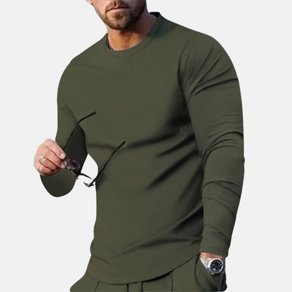 Men's Long Sleeve T-Shirt Comfortable Cotton - Fashinoza
