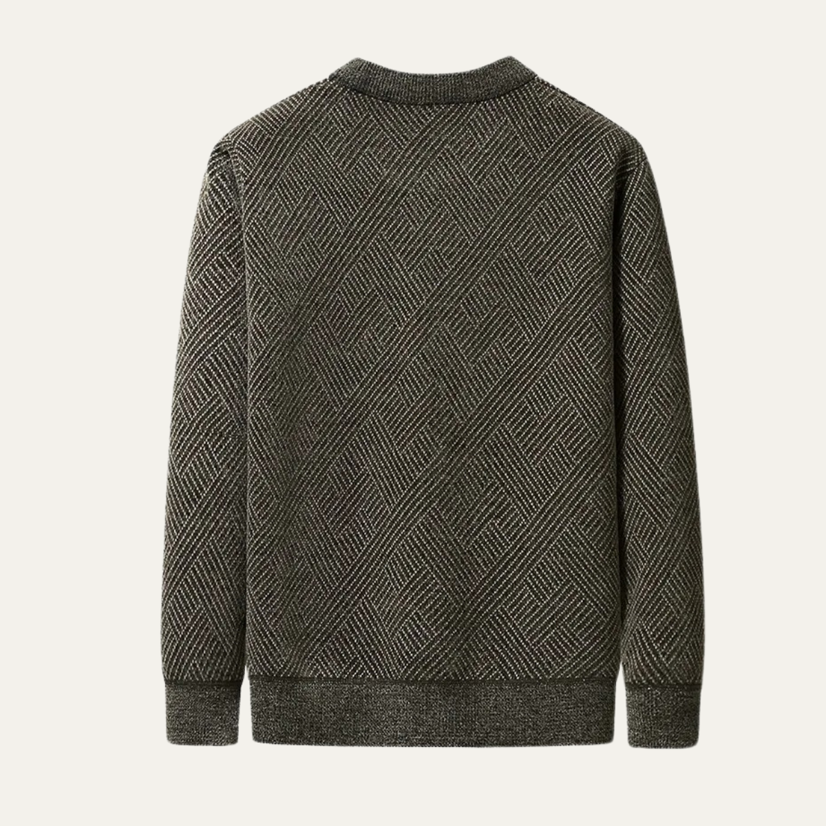 Men's Fleece Lined Sweater Winter
