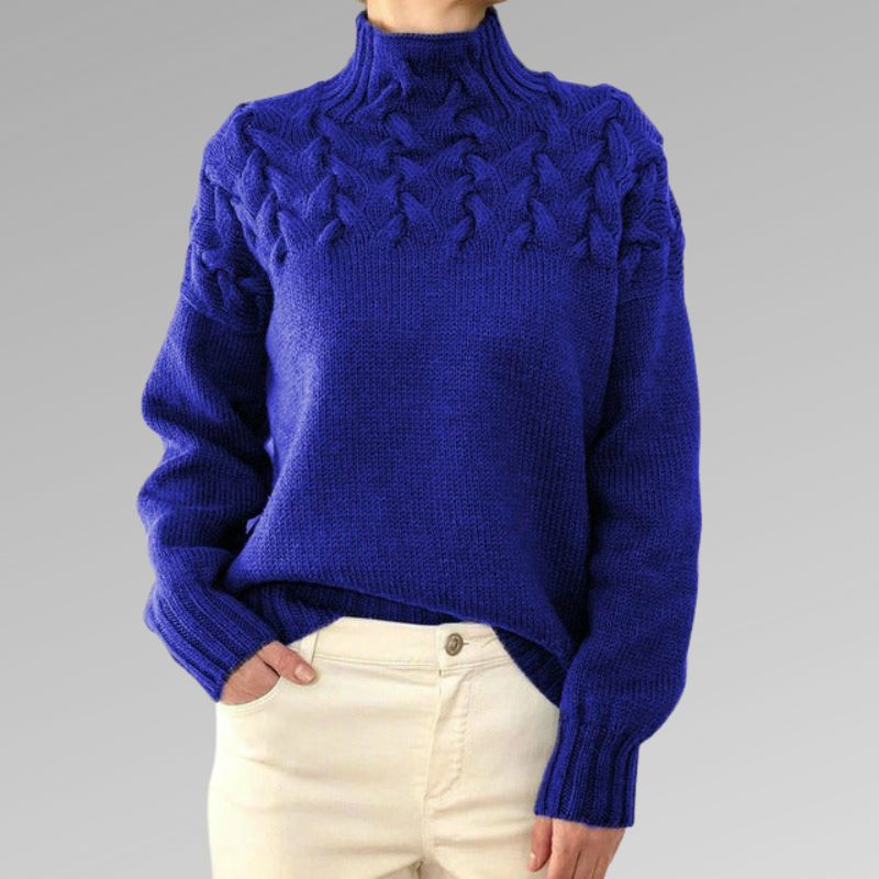 Women's Turtleneck Sweater Elegant Warm
