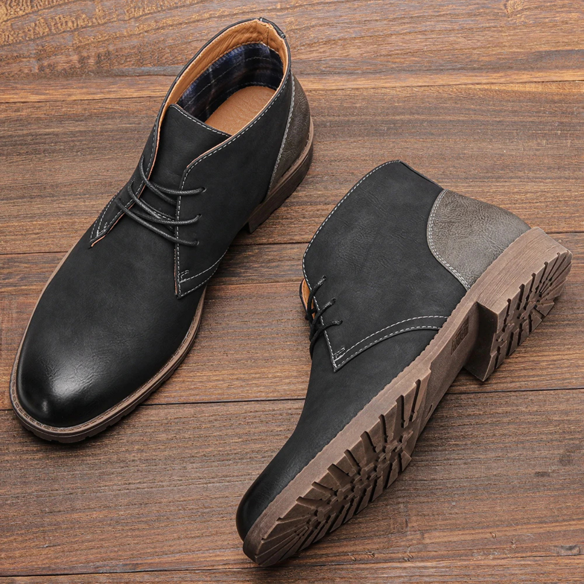 Elder Pine Men's Vintage Leather Boots