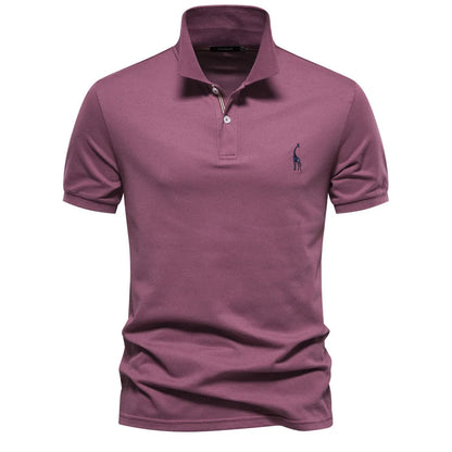 Men's Embroidered Polo Classic Timeless Style
