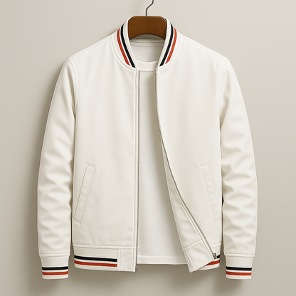 Classic Zip-Up Bomber Jacket