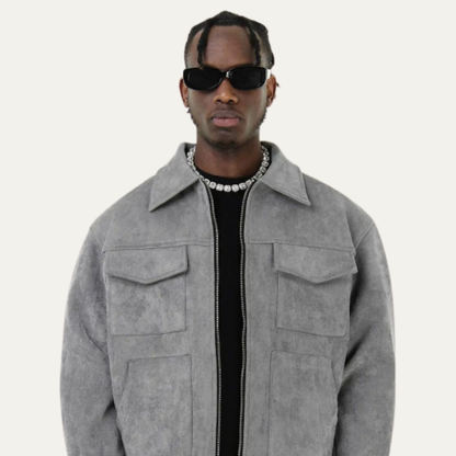 Men's Modern Suede Jacket