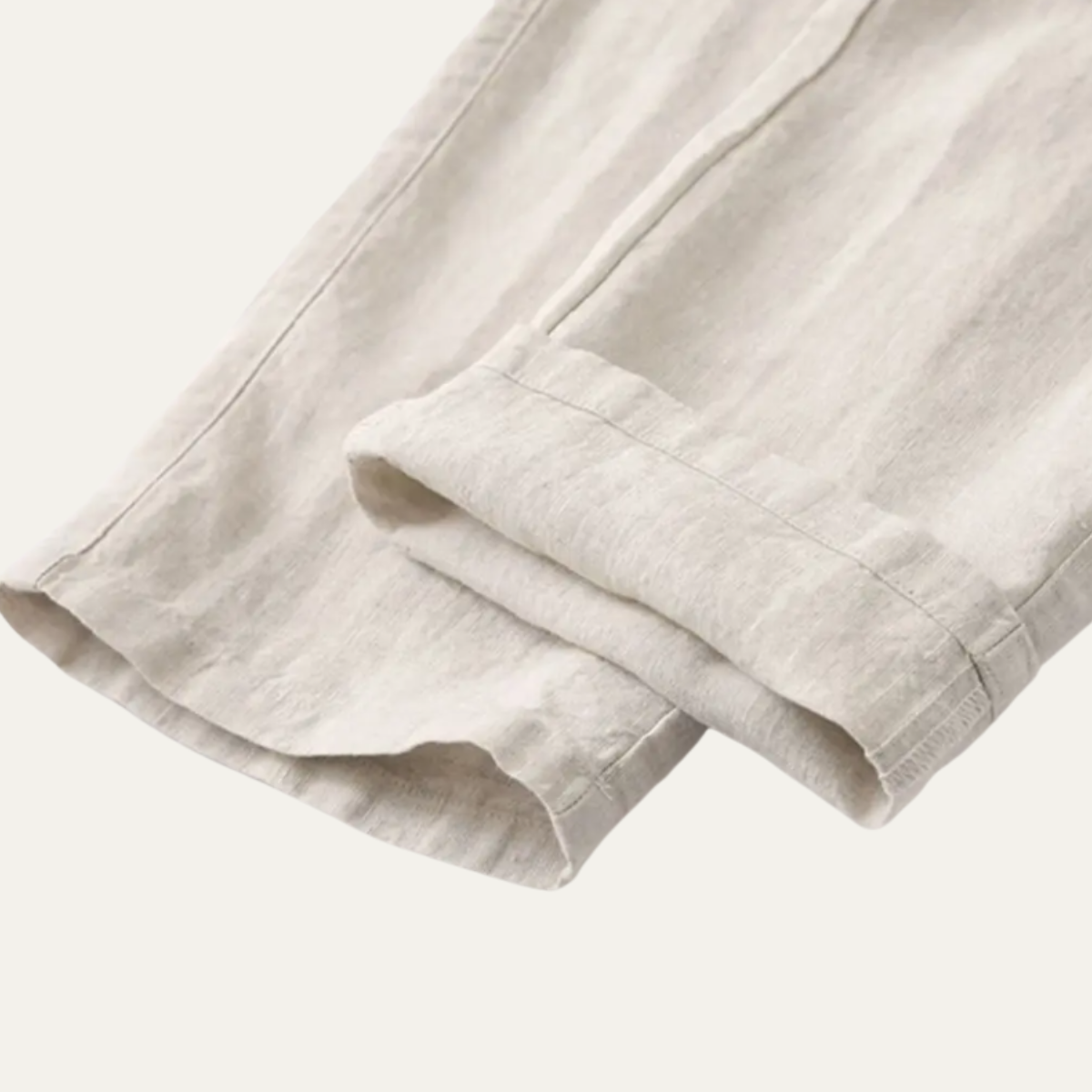Alderfall Men's Linen Pants Casual Loose Fit