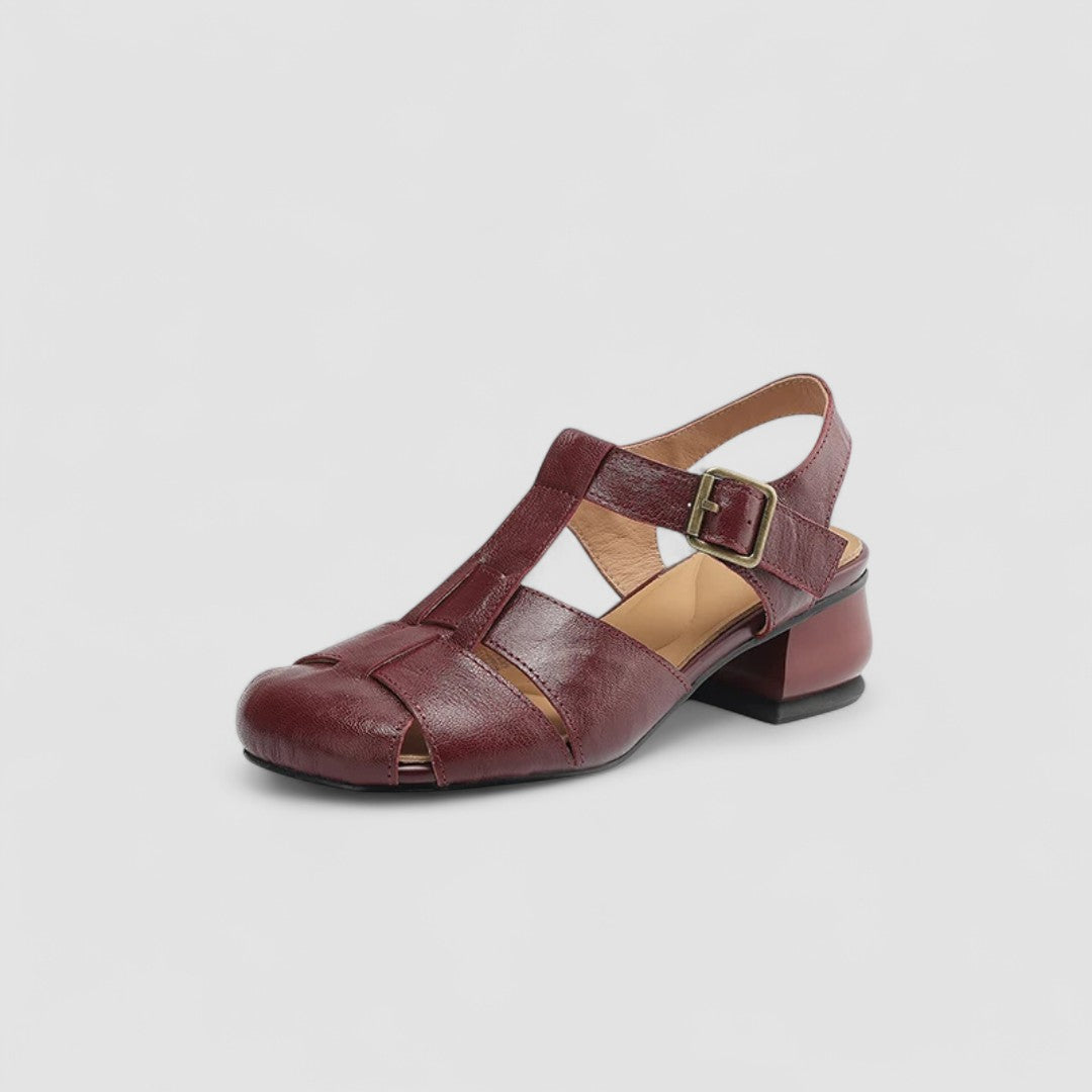 Women's Closed Toe Slingback Mary Jane Shoes