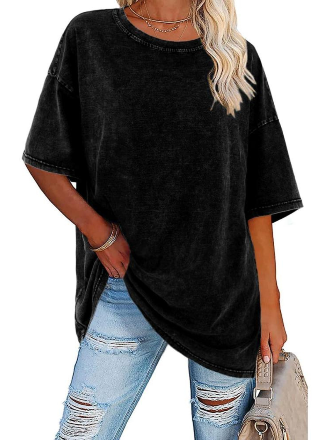 Women's Dropped Shoulder T-Shirt