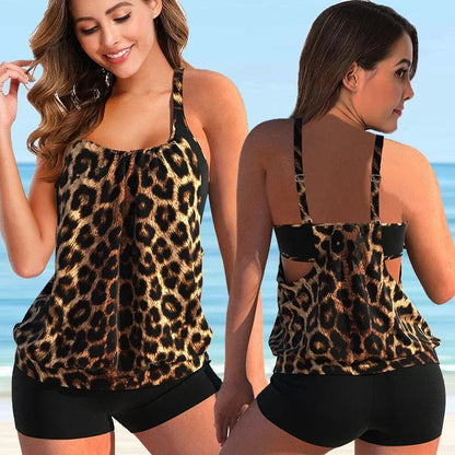 Women's Floral Print Bikini Swimwear Set