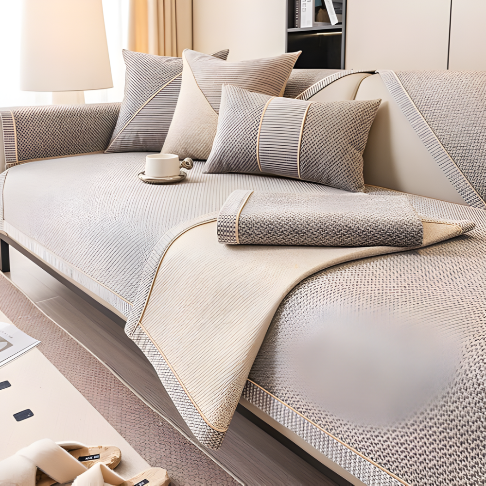 Linen Sofa Slipcover Set