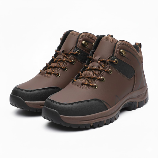 Men's Retro Hiking Boots Comfort Breathable Waterproof Anti-Slip Outdoor Camping Work Shoes