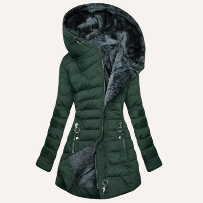 Women’s Hooded Waterproof Puffer Winter Jacket
