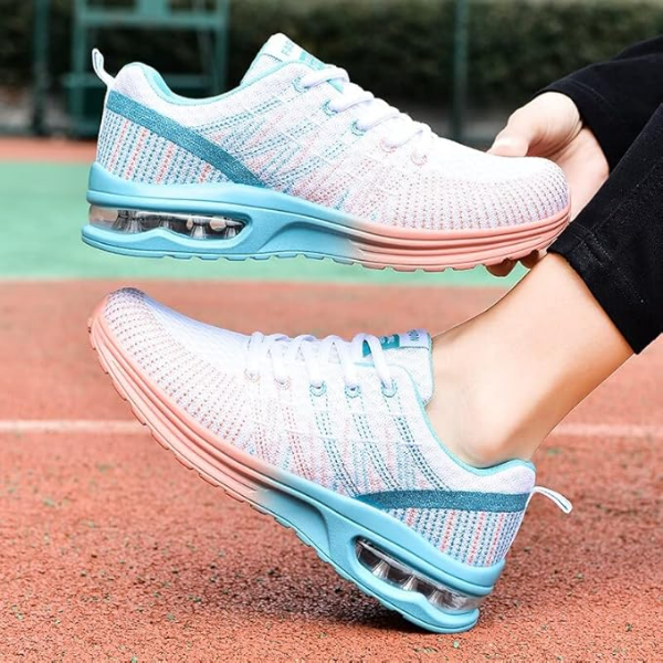 Orthopedic Walking Shoes for Women with Arch Support and Breathable Air Mesh Upper