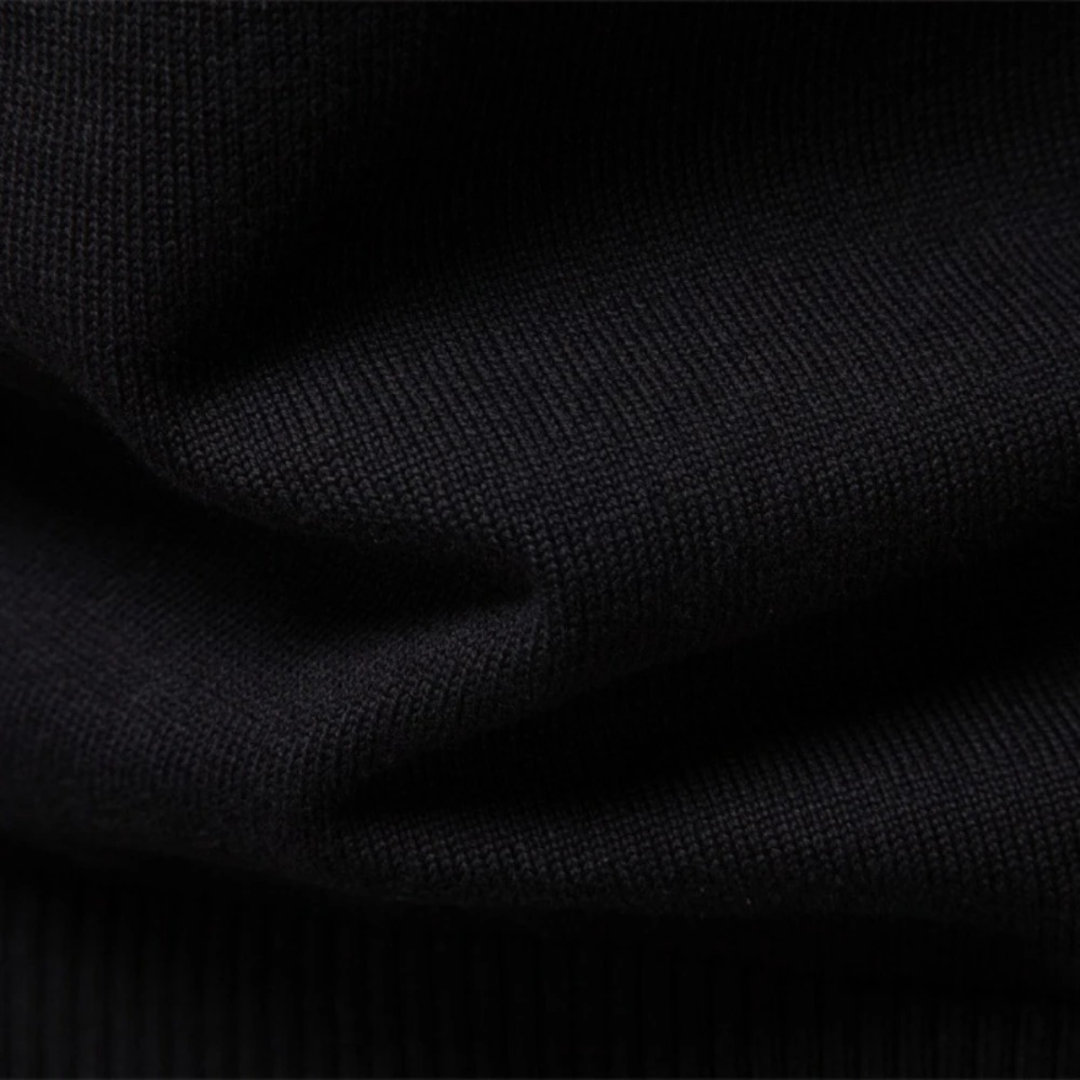 Men's Half Zip Wool Sweater