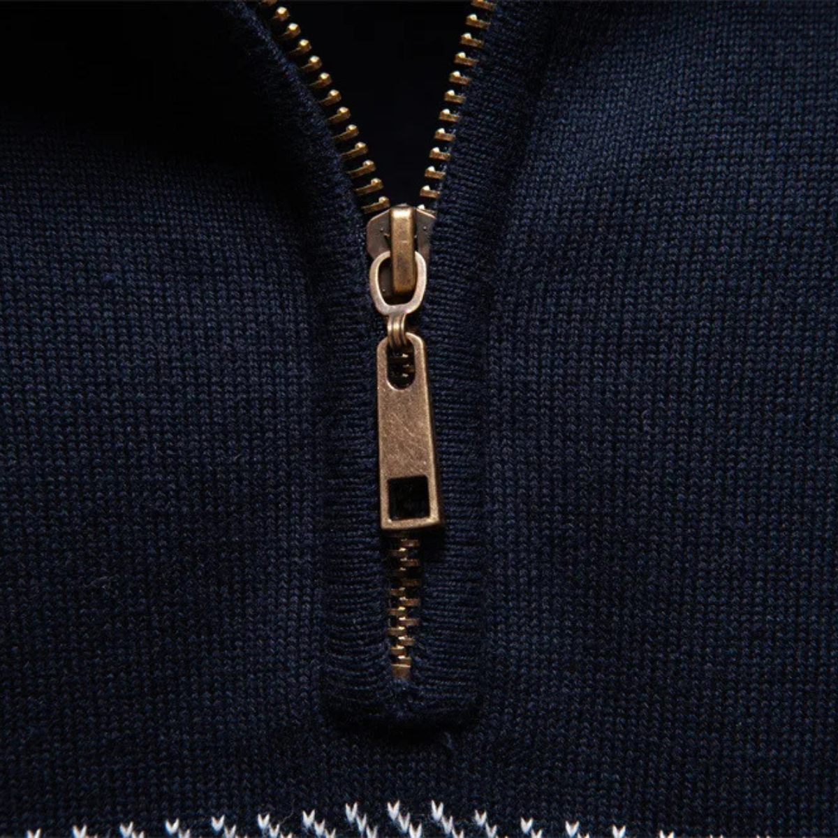 Mens Knit Sweater Half Zip Business Casual